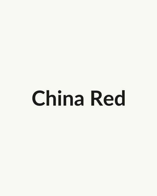 China Red — dry leaf